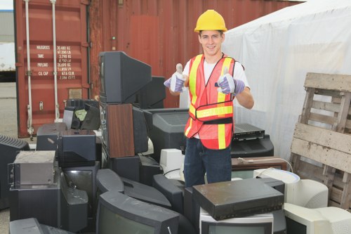 Image depicting a cluttered garage ready for clearance in Waltham Forest