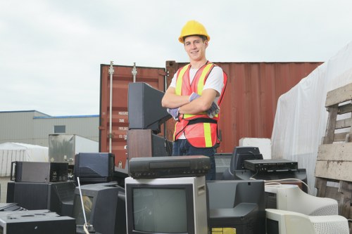 Modern office interior clearance process