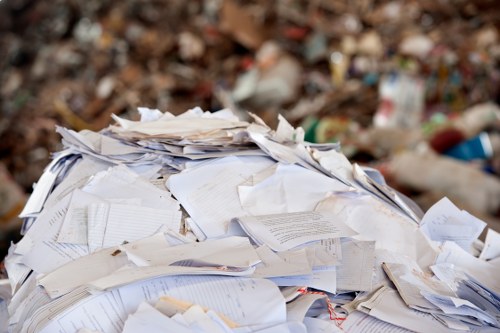 Professional waste clearance team managing construction debris in Waltham Forest